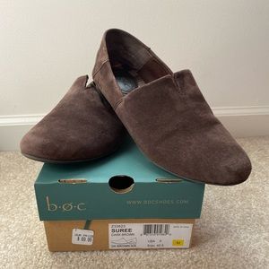 b.ø.c Suede Leather Loafers size 9